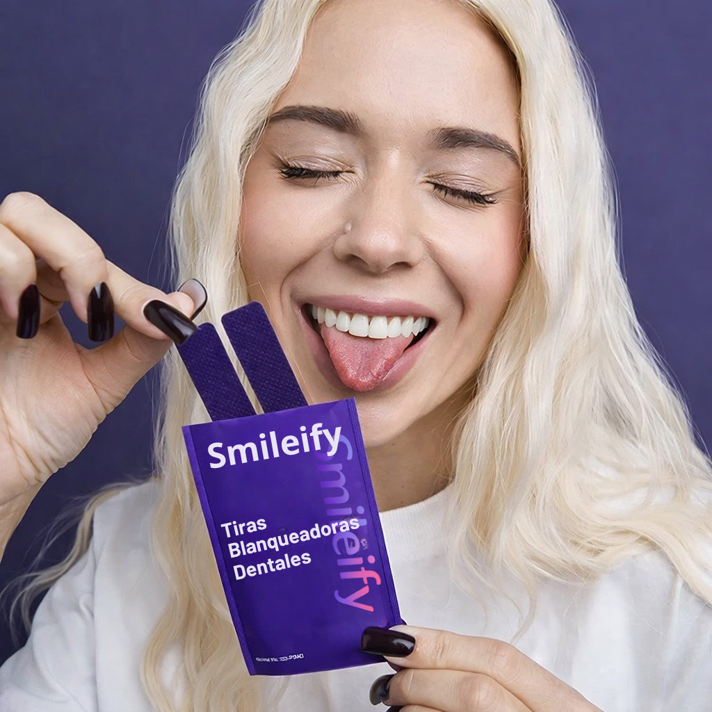 Tiras blanqueadoras moradas